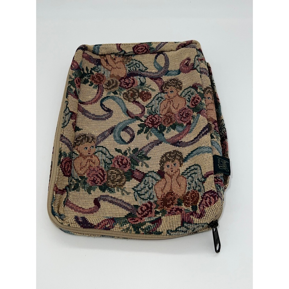 Gregg Gift Company Cherub Tapestry Bible Cover Large Floral Angel Book Case